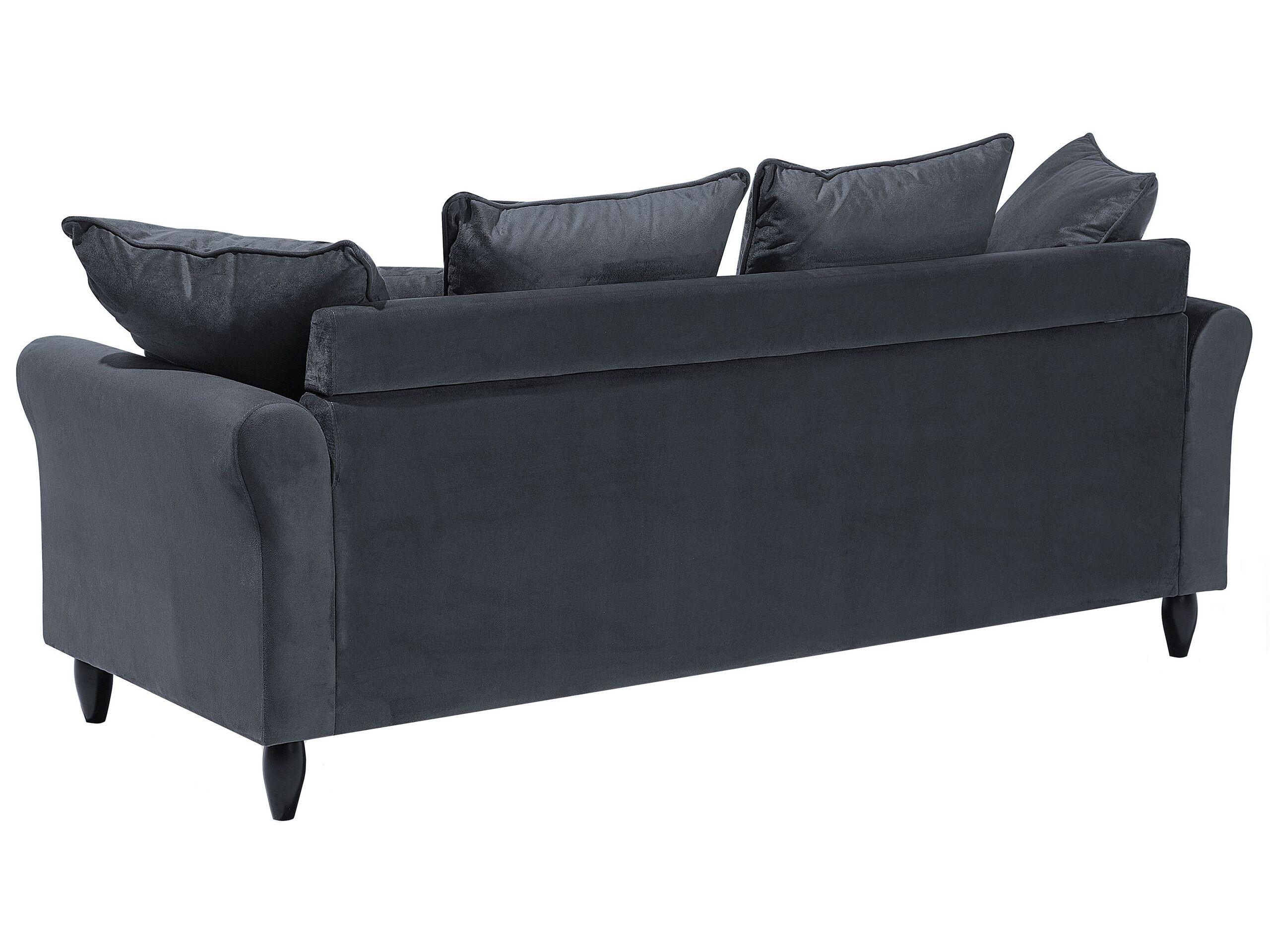 Beliani 3 Sitzer Sofa aus Samtstoff Klassisch BORNHOLM  