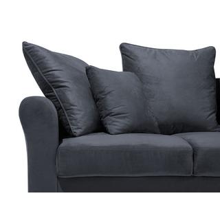 Beliani 3 Sitzer Sofa aus Samtstoff Klassisch BORNHOLM  