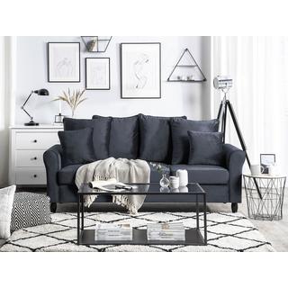 Beliani 3 Sitzer Sofa aus Samtstoff Klassisch BORNHOLM  