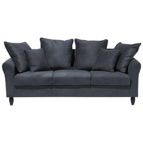 Beliani 3 Sitzer Sofa aus Samtstoff Klassisch BORNHOLM  