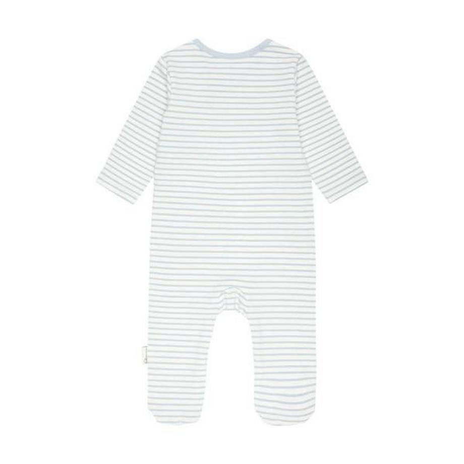 Steiff Bequem sitzender gestreifter Strampler  