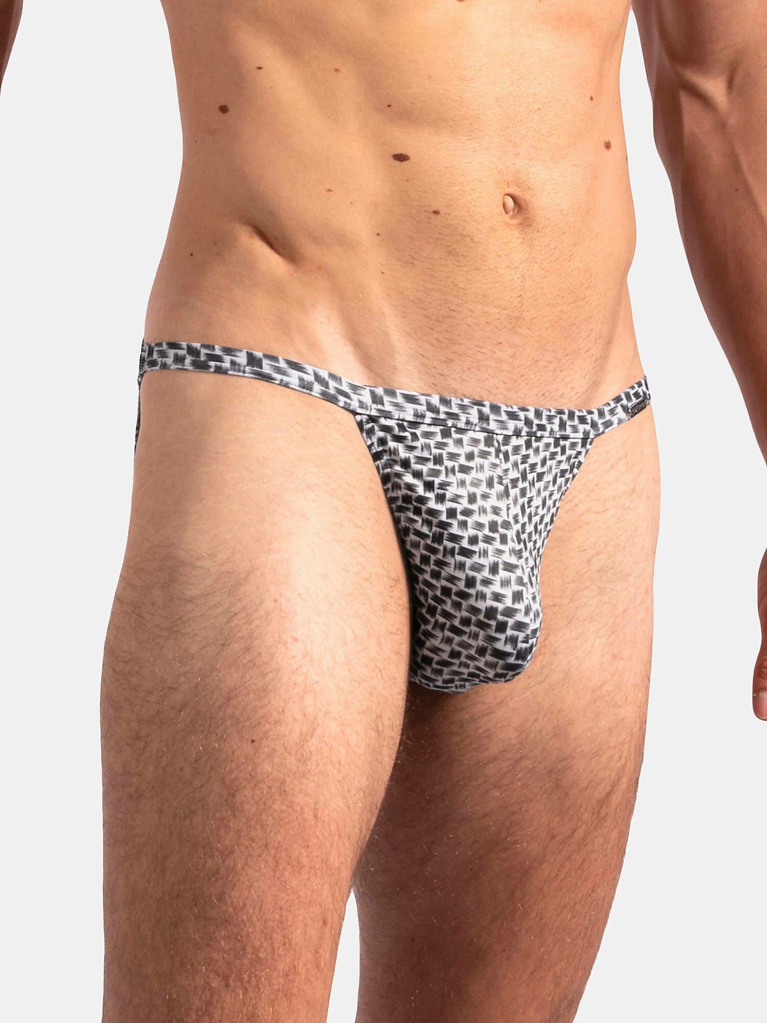 Image of Athletischer Slip Red2171 Herren Schwarz Bedruckt L