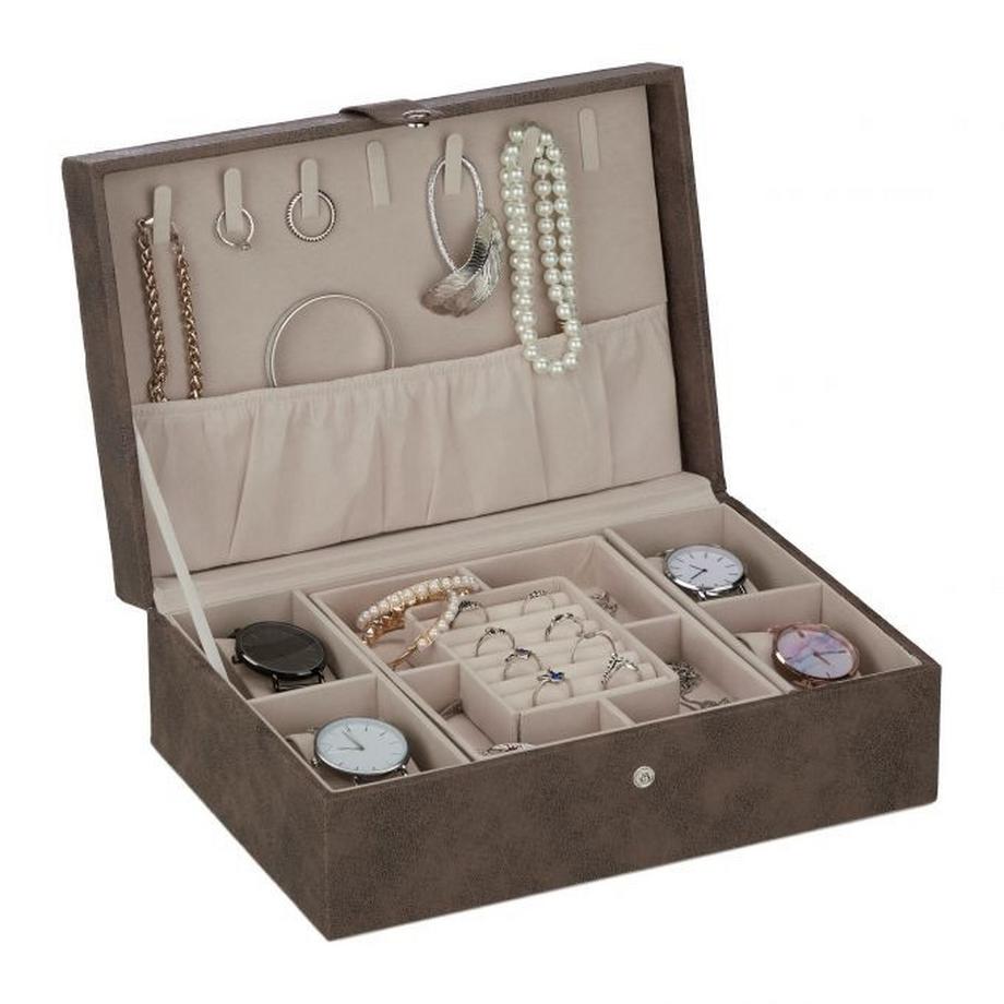 B2X  Schmuckschatulle in Lederoptik 