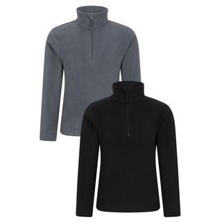 Mountain Warehouse Camber Pile Quarter Zip Pullover Confezione da 2  