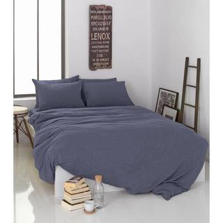 Living Home Melange Jersey Uni Set de linge de lit  