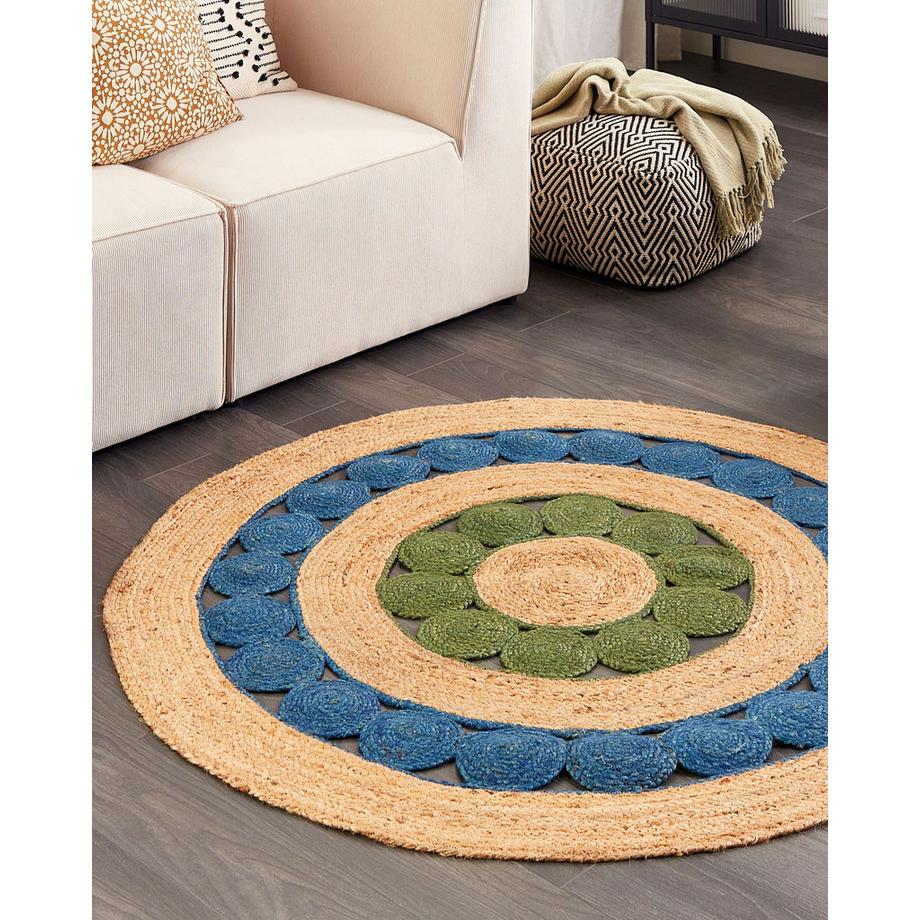 Beliani Tapis en Jute Boho HOVIT  