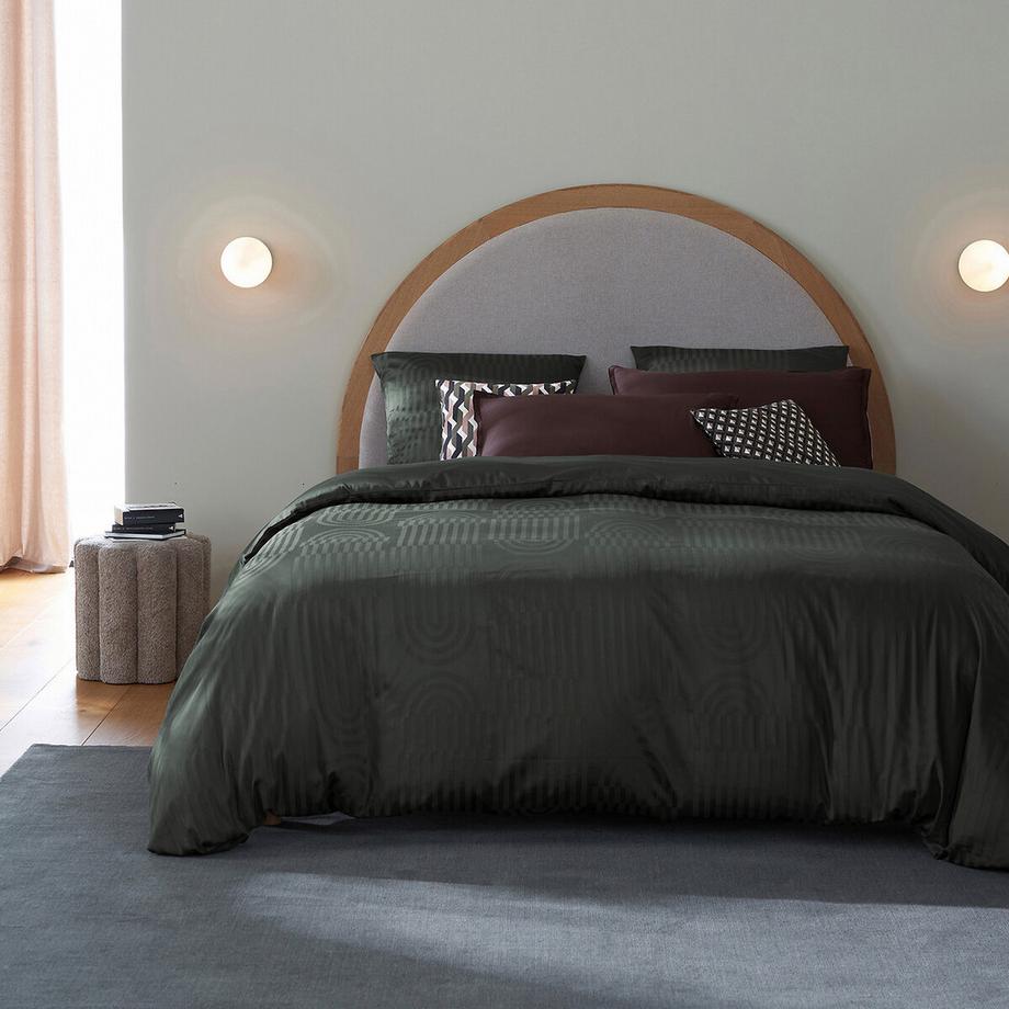 La Redoute Intérieurs Victor Uni Baumwollsatin Kissenbezug  