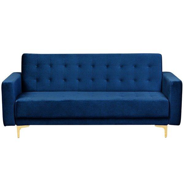 Image of 3 Sitzer Sofa aus Samtstoff Modern ABERDEEN 3 Sitzer Sofa aus Samtstoff Modern ABERDEEN