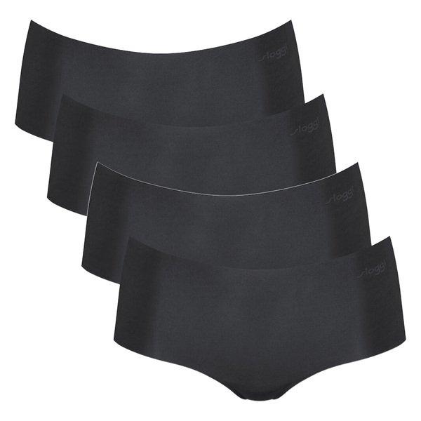 Image of 4er Pack Zero Microfibre 2.0 - Short Slip Damen Schwarz XL