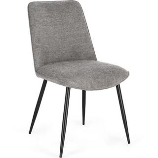 mutoni Chaise Cora noir gris foncé  