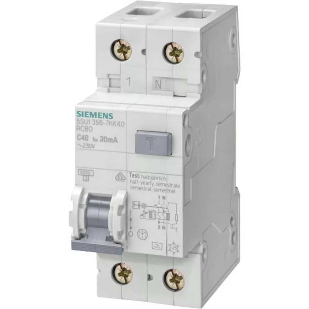 Siemens 5SU1356-6KK10 Ground fault circuit 1-pole + N B10 A 0.03