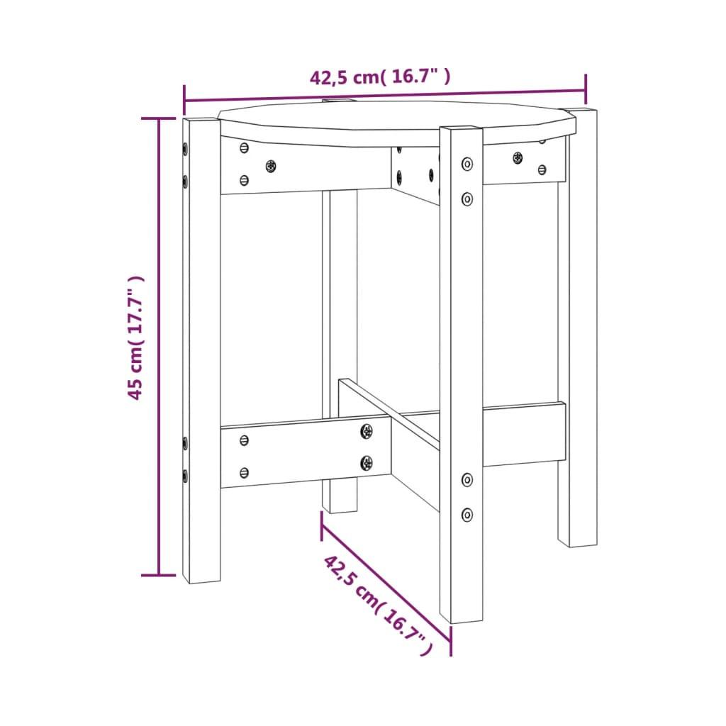 VidaXL Table basse bois  