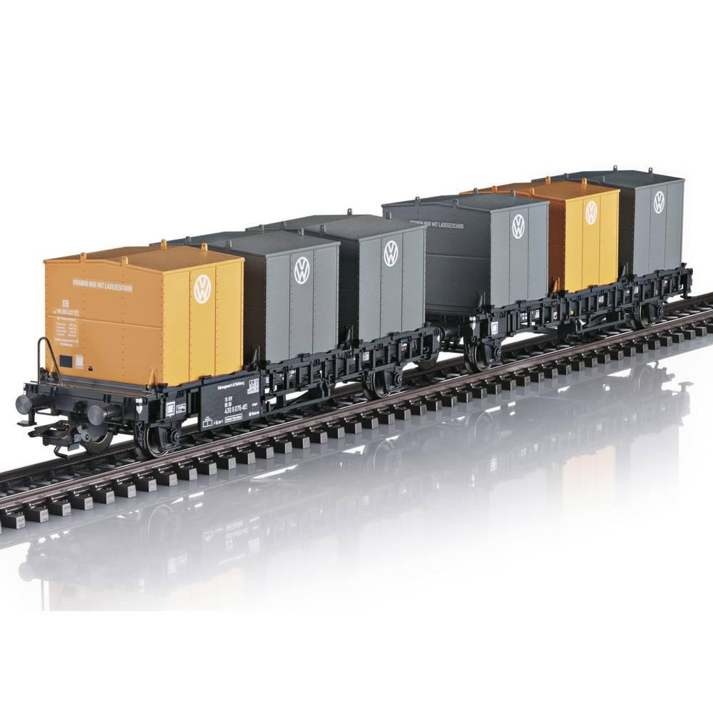 märklin  H0 Behältertransport-Doppelwagen der DB 