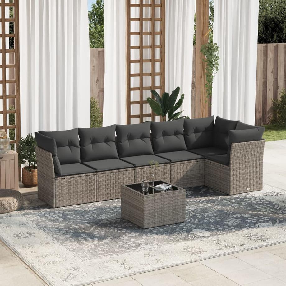 VidaXL Garten sofagarnitur poly-rattan  