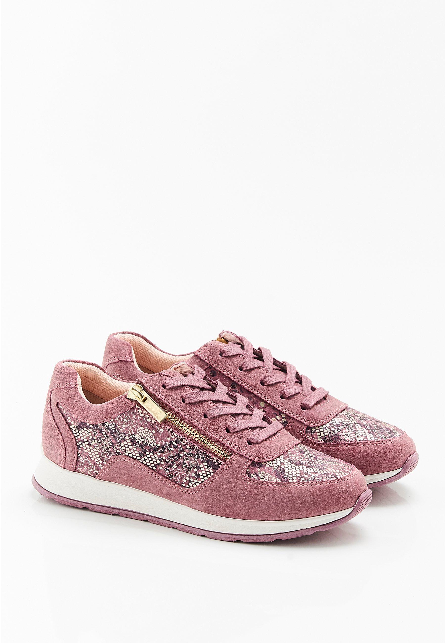 Image of Modische Schnürschuhe. Unisex Rosa 36