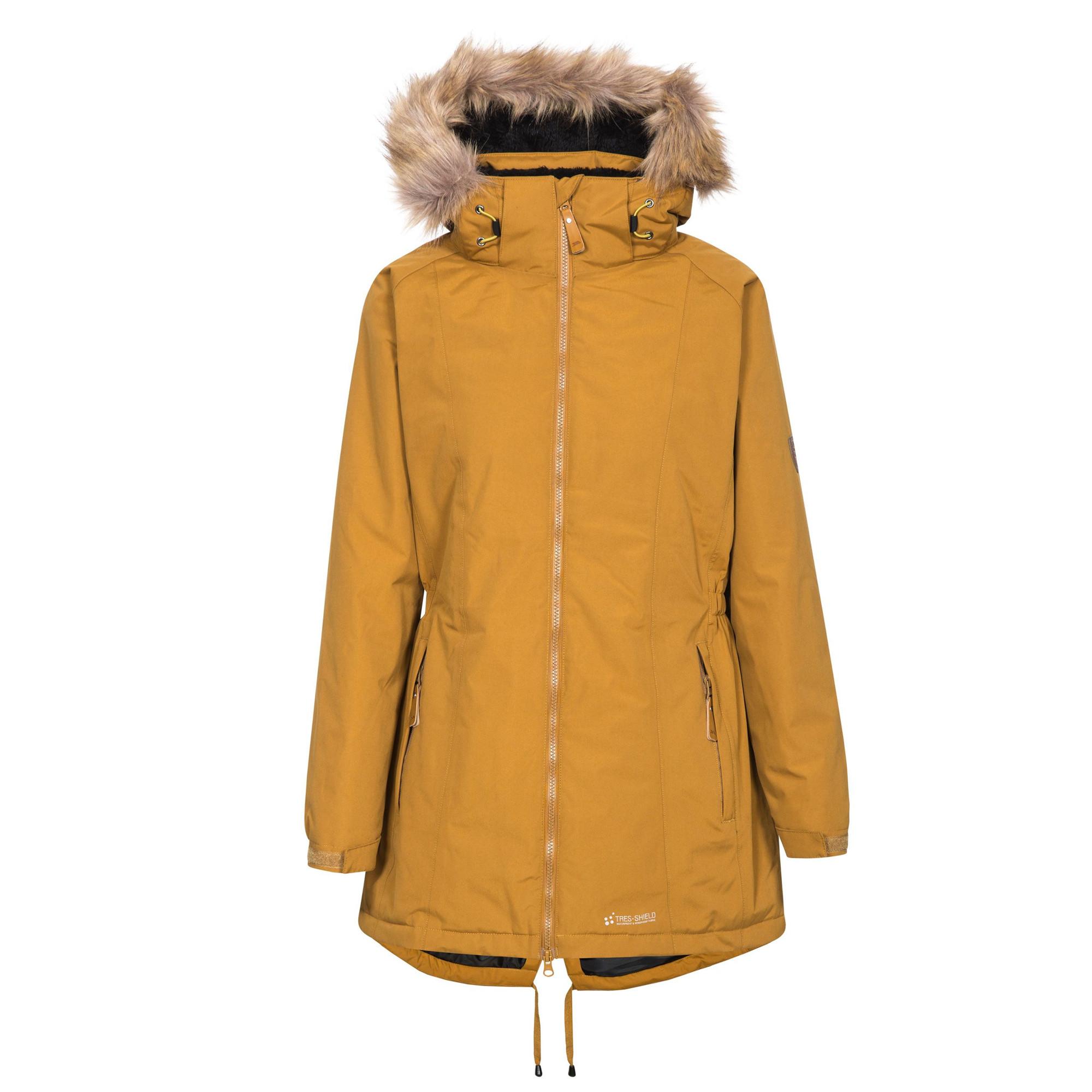 Image of Parka Celebrity, Isoliert, Längere Länge Damen Gold M