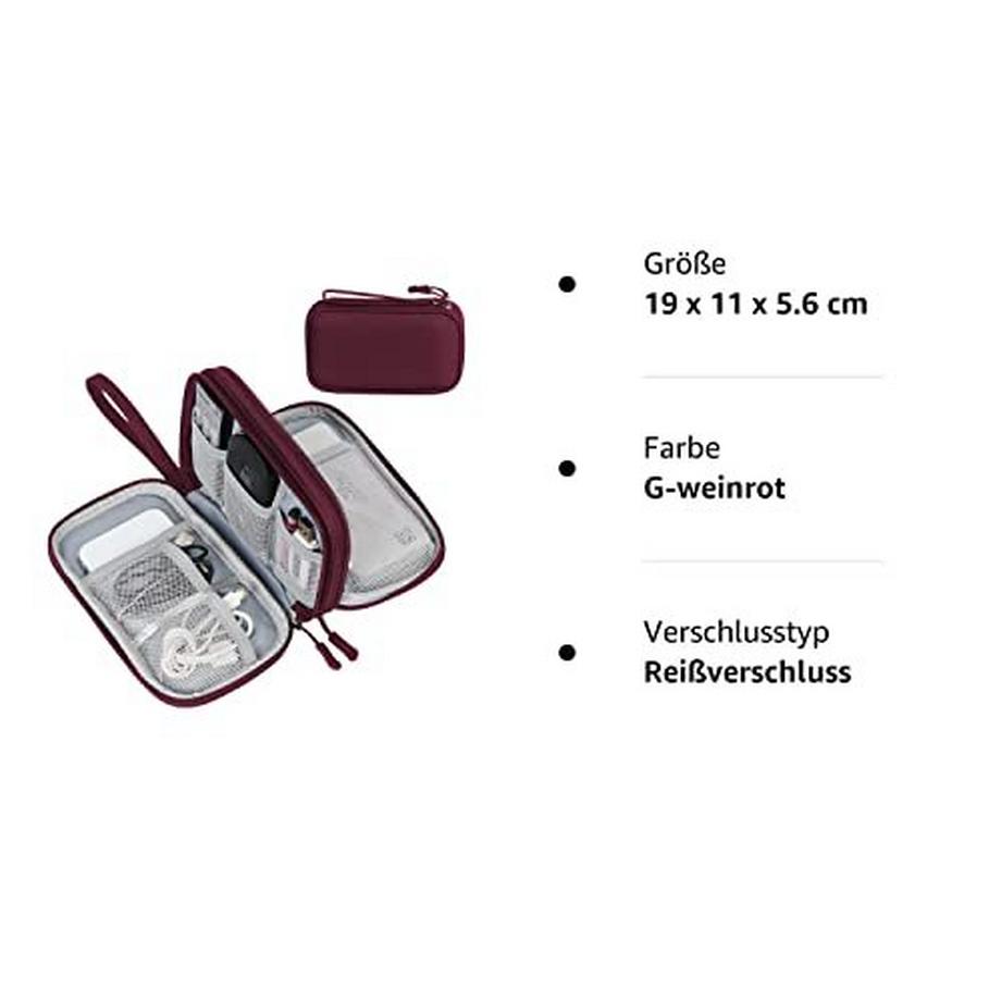 Only-bags.store  Kabeltasche, Elektronik Tasche Organizer, Kabel Organizer Kabeltasche Elektronik Zubehör Organizer Tasche Universal Tasche für Zubehör 