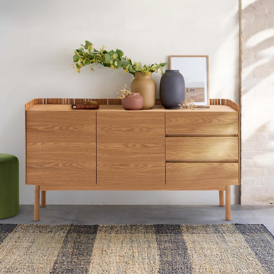 La Redoute Intérieurs Buffet 2 portes 3 tiroirs  