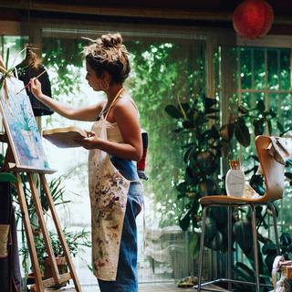 B2X Vase à fleurs en forme de visage  