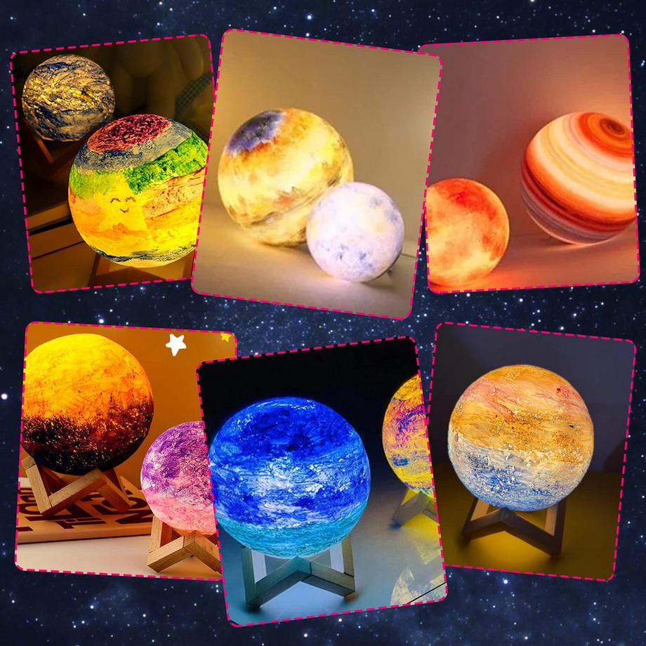 Activity-board  Bastelset Kinder Mondlicht, DIY Malerei Einhorn Garten Nachtlicht 