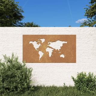 VidaXL decorazione muro giardino Acciaio  