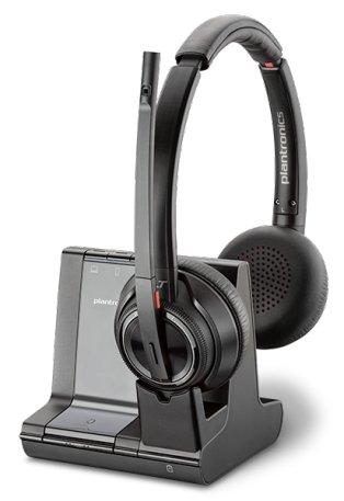 Poly  POLY W8220/A, UC Casque Sans fil Arceau Bureau/Centre d'appels Bluetooth Noir 