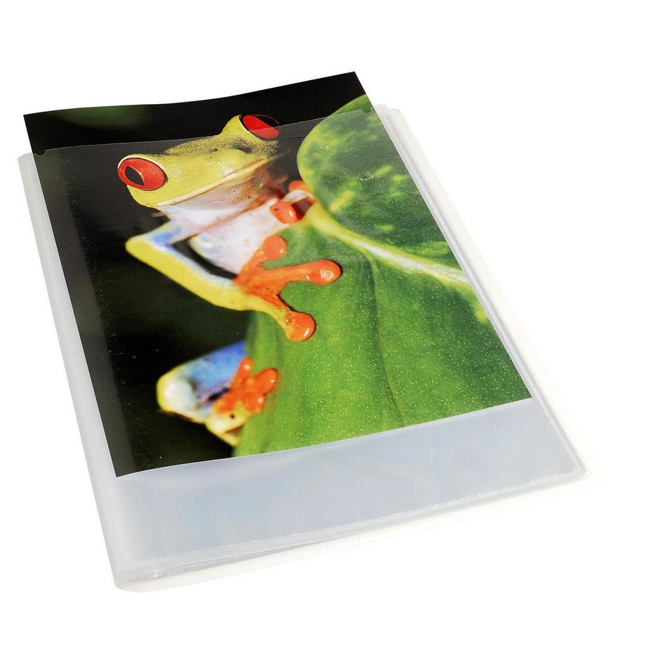 Exacompta Portalistino personalizzabile Kreacover Chromaline polipropilene flessibile, 40 buste liscio - A4  