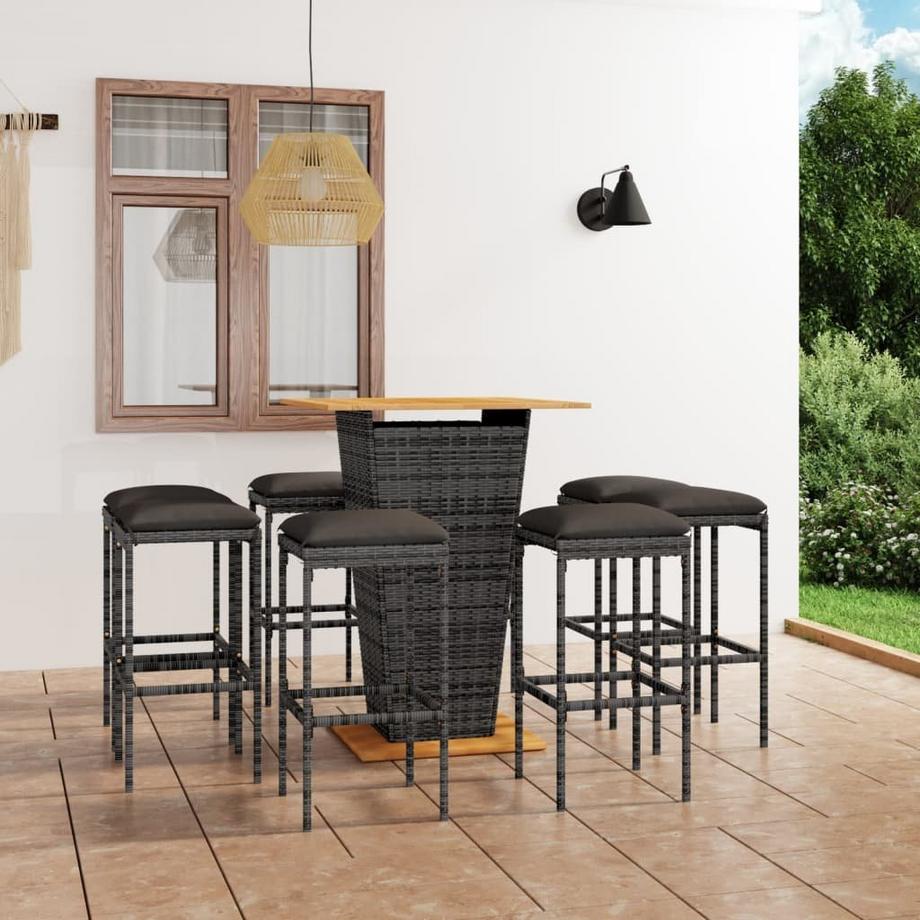 VidaXL Bar-set poly-rattan  