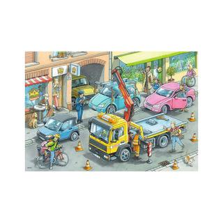 Ravensburger  Puzzle Müllabfuhr und Abschleppwagen (2x24) 