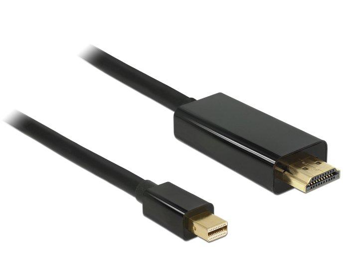 DeLock  DeLOCK 83698 Videokabel-Adapter 1 m Mini DisplayPort HDMI Schwarz 