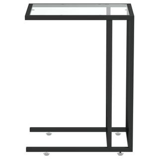 VidaXL Table d'appoint pour ordinateur verre  