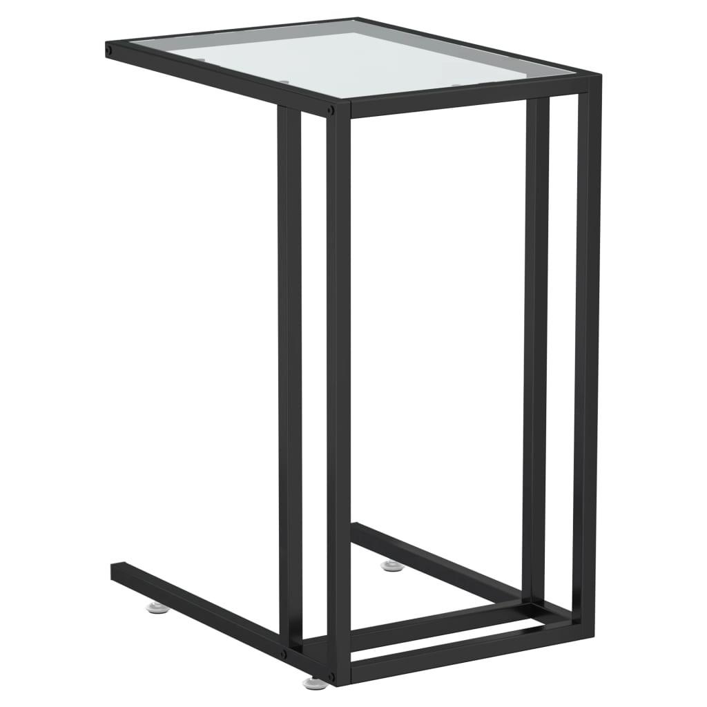 VidaXL Table d'appoint pour ordinateur verre  