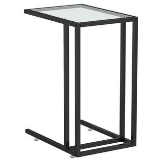 VidaXL Table d'appoint pour ordinateur verre  