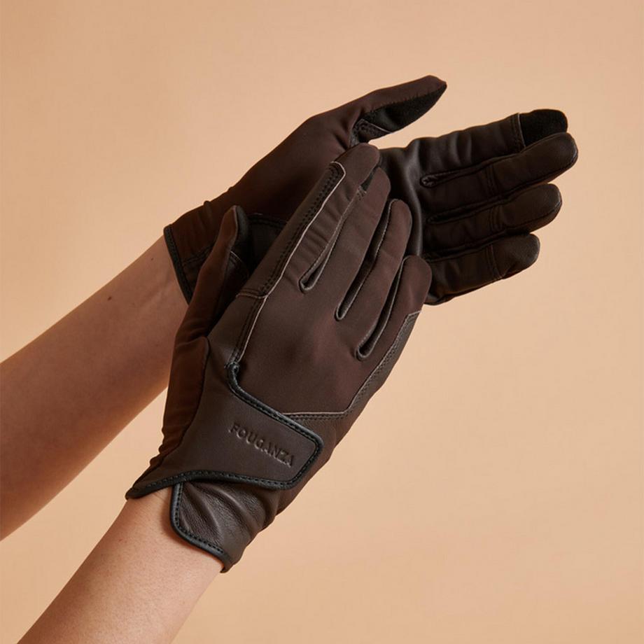 FOUGANZA  Guanti equitazione pelle 