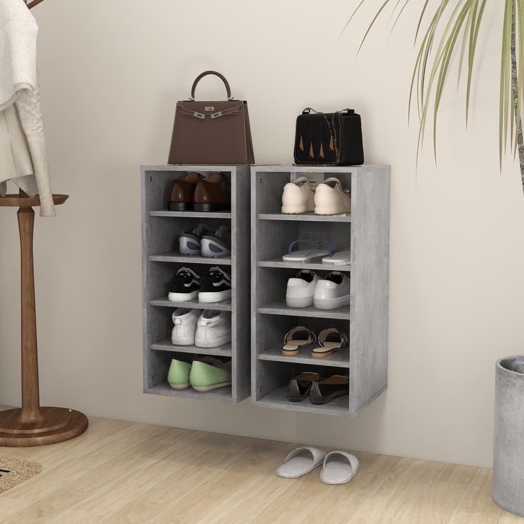 VidaXL Armoire à chaussures bois d'ingénierie  