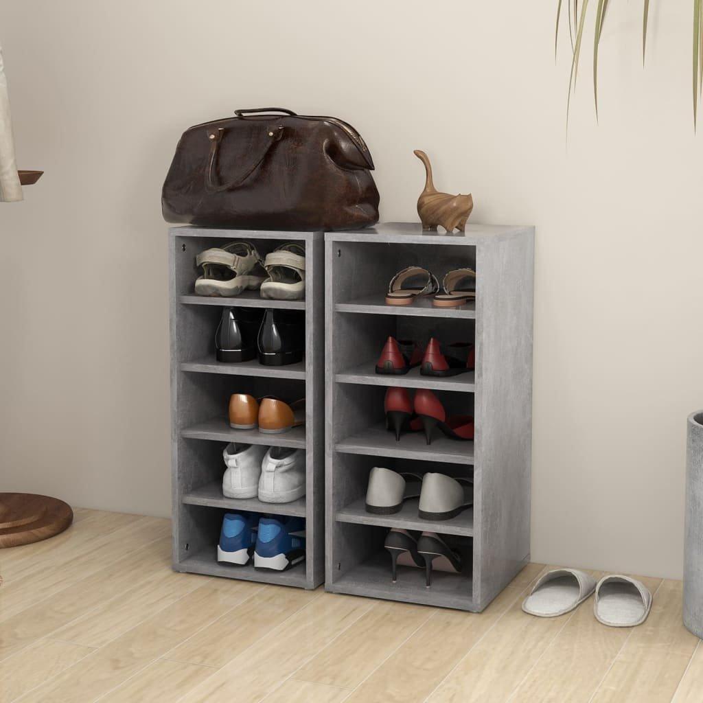 VidaXL Armoire à chaussures bois d'ingénierie  