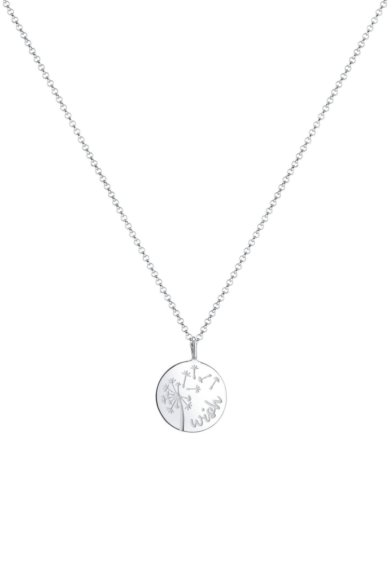 Elli  Collier Femmes Pendentif Aigrette De Pissenlit 