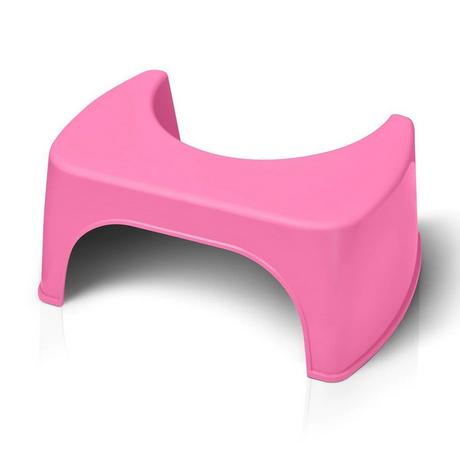 Well Care Tabouret de toilette rose  