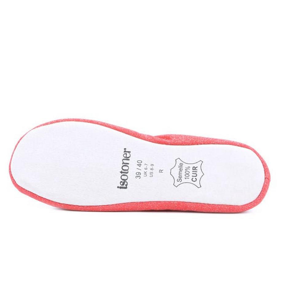 isotoner Ballerines Lurex avec Nœud  