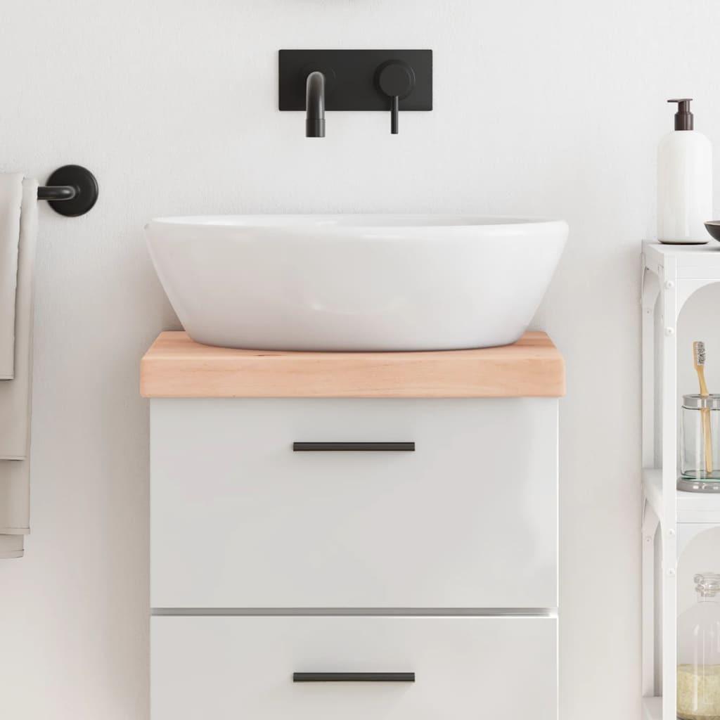 VidaXL  Comptoir de salle de bain bois de chêne 