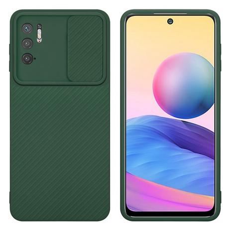 Cadorabo  Housse compatible avec Xiaomi RedMi NOTE 10 5G / POCO M3 PRO 5G - Coque de protection en silicone TPU flexible et avec protection pour appareil photo 