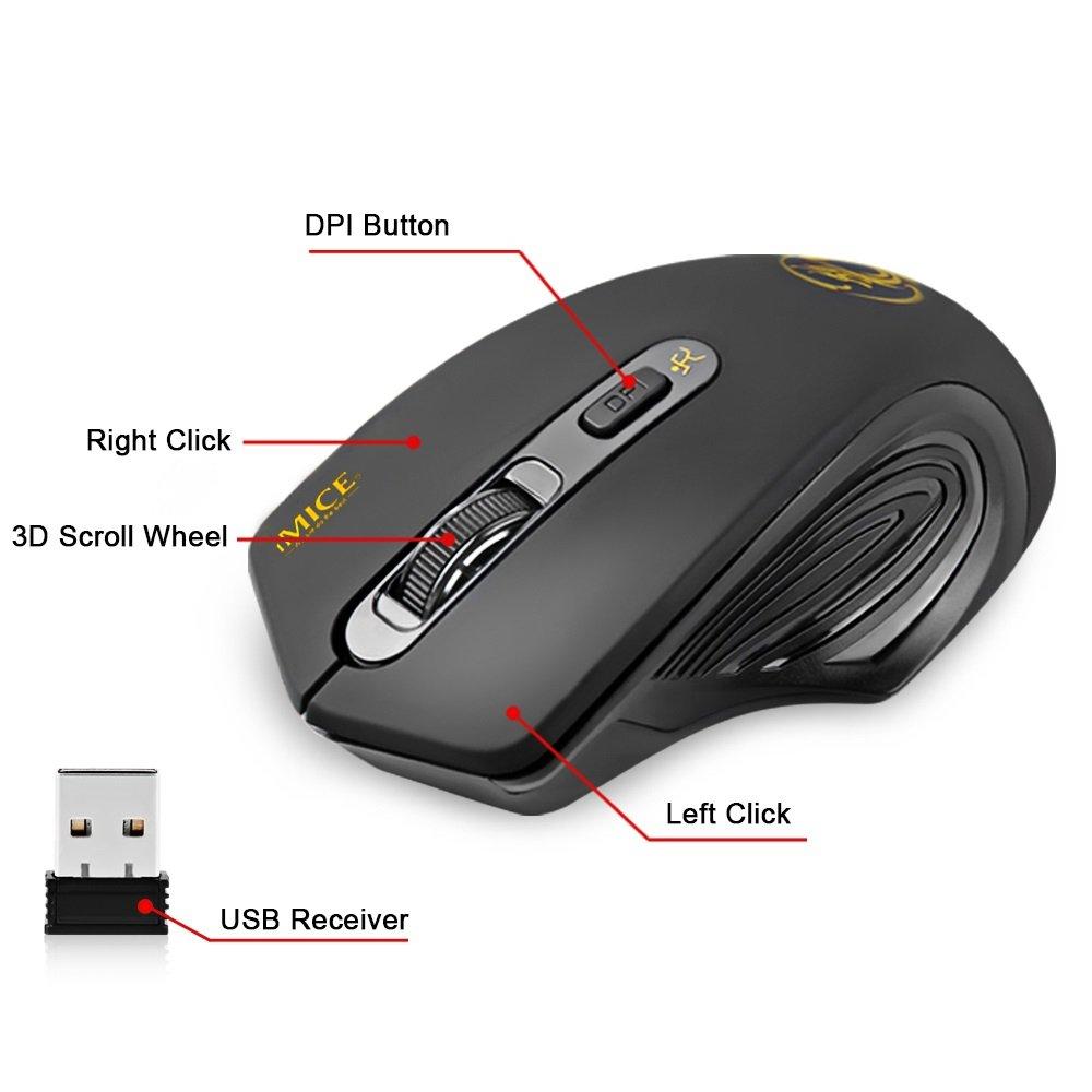 eStore  iMice E-1800 Kabellose Gaming-Maus 