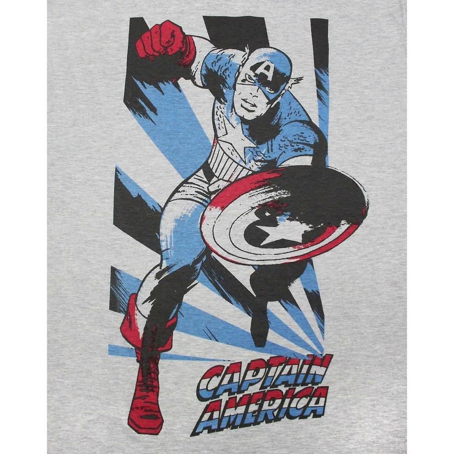 CAPTAIN AMERICA Grafikdruck T-Shirt  