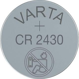 VARTA  Batteria al litio a bottone tipo CR2430, 3 Volt, 300 mAh 