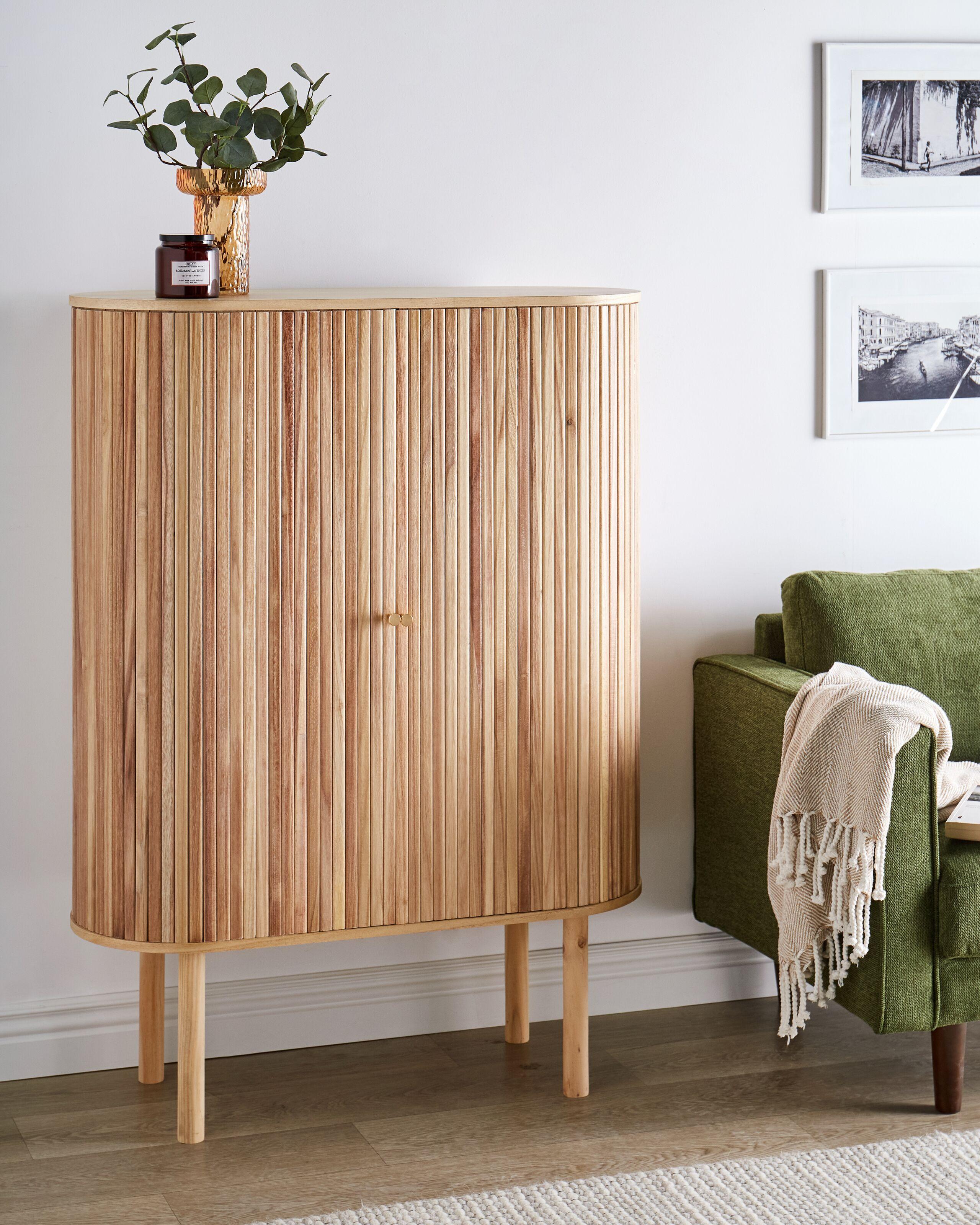 Beliani Commode en Bois de paulownia Moderne MANARA  