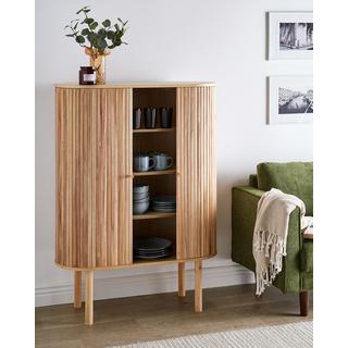 Beliani Sideboard aus Paulownia-Holz Skandinavisch MANARA  