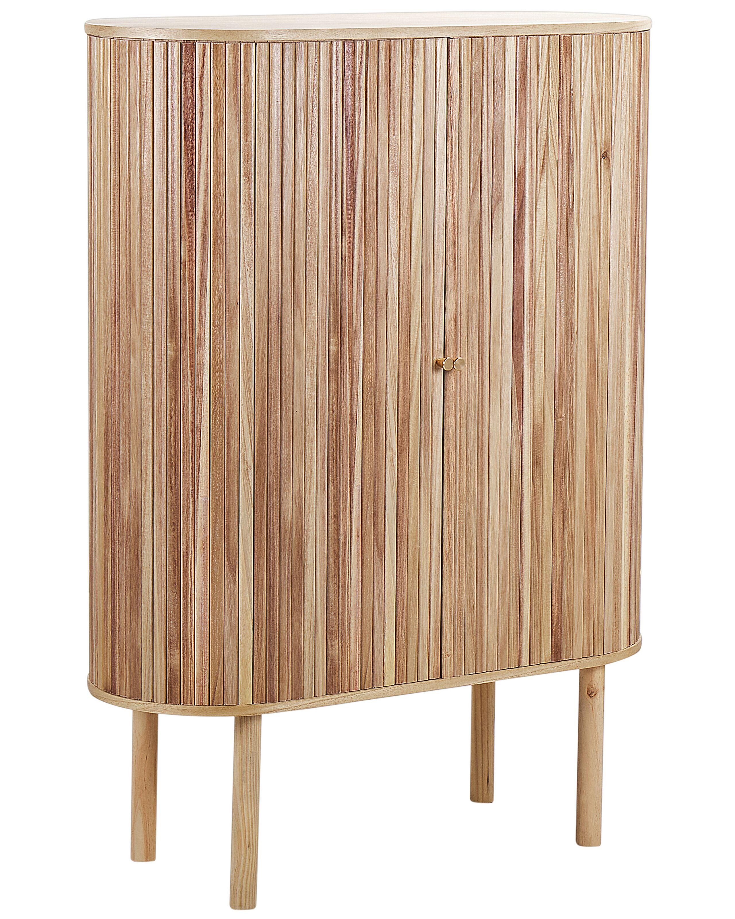 Beliani Commode en Bois de paulownia Moderne MANARA  