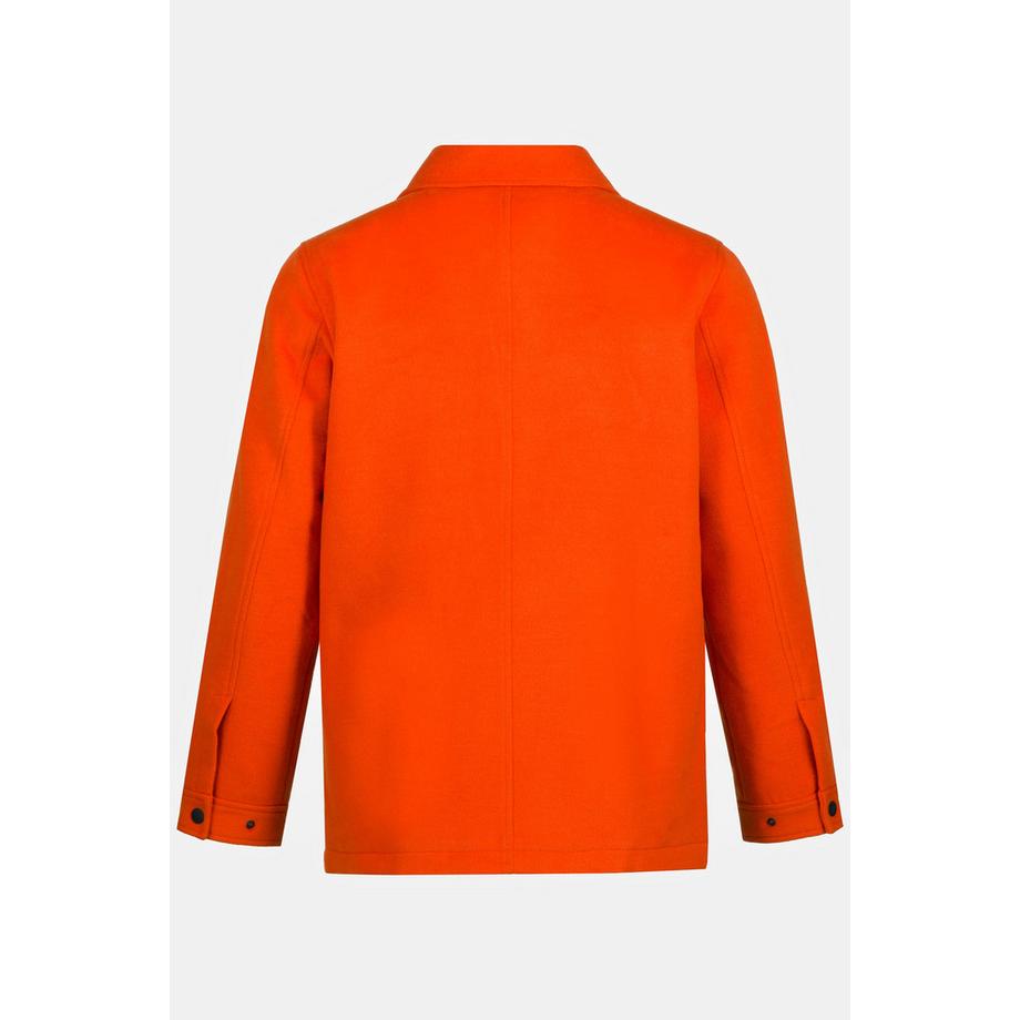 JP1880 Camicia Effetto Lana Maniche Lunghe Colletto Kent Vestibilità Moderna  