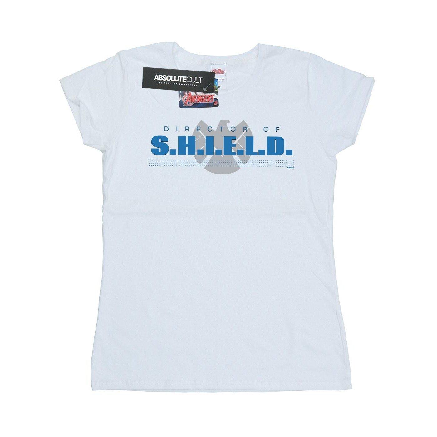 Image of Agents Of S.h.i.e.l.d. Director Of S.h.i.e.l.d. Tshirt Damen Weiss XL