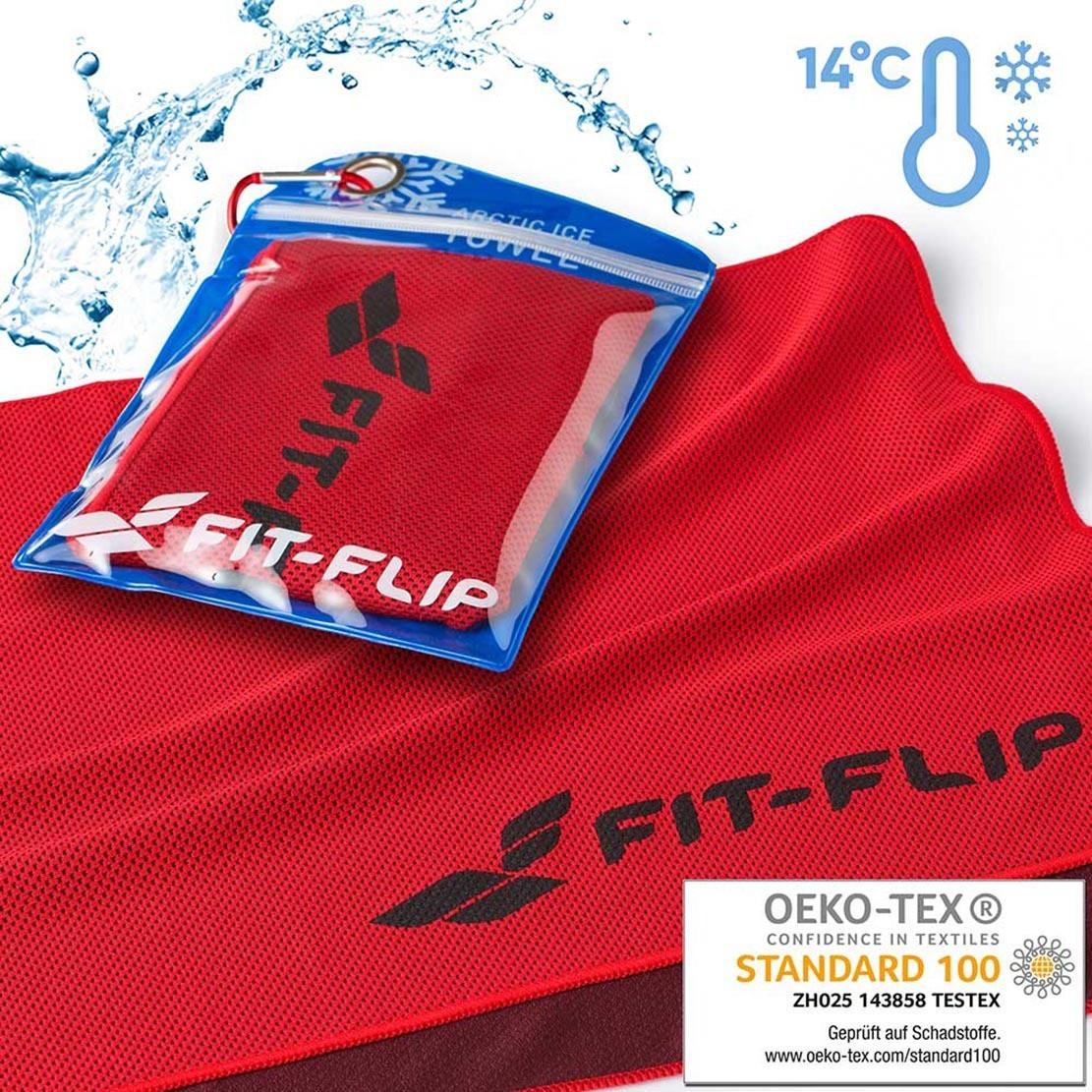 Fit Flip Airflip Towel Serviette rafraîchissante en microfibre  